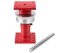 Lanties Adjustable Screw Jack Post for House Leveling, Manufacturing House Jacks with Wrench Screw Steel Shores, Range of Adjustment (6.5''-9'',Red,1 Pcs)