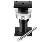 Lanties Adjustable Screw Jack Post for House Leveling, Manufacturing House Jacks with Wrench Screw Steel Shores, Range of Adjustment(6.5''-9'',Black,1 Pcs)