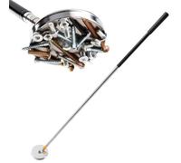 Lanties Extra Long 59 Inch Telescoping Magnetic Sweeper Pickup Tool, 50lb Pull Capacity, Screws Parts Finder with Handle, Retractable 16" to 59" for Safely Retrieve Nails, Screws, and Metallic