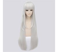 LanTing Cosplay Wig Re:Life In A Different World From Zero Emilia Silver White Long Wigs Styled Frauen Cosplay Party Fashion Anime Human Costume Full wigs Synthetic Haar Heat Resistant Fiber