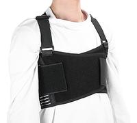 LANTRO JS Rib Brace Chest Binder Belt, Breathable Chest Protector Belt, Adjustable Broken Rib Support, Breathable Fixed Belt for Rib Fractures, Rib Compression and Support
