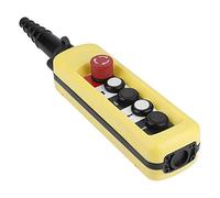 LANTRO JS XAC-A4713 Crane Chain Hoist Push Button Switch,4 Buttons Lifting Pendant Controller Crane Hoist Controller