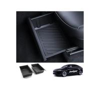 LANTU 2 Pieces Seat Organiser Box for Tesla Model Y 2023-2025 Storage Box Under Seat Front Seats Hidden Compartment Tesla Y 2025 Juniper Model Y Accessories (TPE)