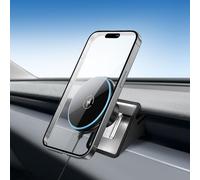 LANTU Qi2 Certified 15W Mobile Phone Holder for Tesla Model Y 2025 and Model 3 2024-2025 Mobile Phone Holder Car Magnet with 1M C-C Cable for iPhone 12-16 Series Tesla Juniper Highland Accessories