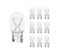 Lanuovx 10 Pack 582 W21W 7440 Bulb Brake Light Turn Signal Light Bulbs 12V 21W W3x16D Capless T20 Daytime Running Lights Stop/Tail Bulbs for Cars, Trucks, Vans