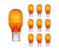 Lanuovx 10x 955 WY16W T15 Car Bulbs Amber Orange 12V 16W Wedge Base 921 Halogen Indicator Lamp