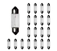 Lanuovx C5W 36mm Festoon Bulb 12V 5W 239 Auto Glass Halogen Interior Light Number Plate Bulb Original Replacement 20 Pack