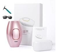 Lanveza Ipl Laser Hair Removal Handset Portable with 5 Energy Gears for Body Face Bikini Gifts for Women and Men (Pink)