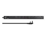 Lanview 1.4U 8 Way IEC Sockets Horizontal Mount PDU 5M LVR-3MUK-SPD-UK10