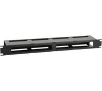 Logon Rack Cable Management Panel RAO420BL 1U 19 R-Type with Cover Black