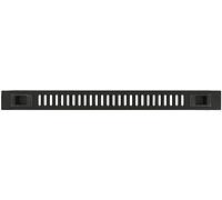 Lanview 1U 19 SNAP LOCKING, VENTED BLANK PANEL BLACK, RAB400BL (BLANK PANEL BLACK)