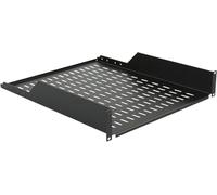 Lanview 2U 19 D=550mm RACK MOUNT SHELF BLACK, RAS215BL (SHELF BLACK)
