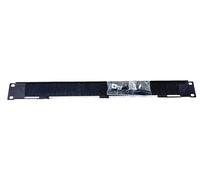 LOGON RAO200BL Cable management panel rack accessory - rack accessories (Cable management panel, Black, Metal, 48.3 cm (19"), 1U, 482 mm)