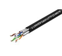 Lanview LVN122445 networking cable Black 500 m Cat6a U/UTP (UTP)