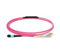 Lanview LVO230501-MTP Fibre Optic Cable 1m OM4 MTP Violet LSZH