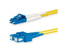 Lanview LVO231494 Fibre Optic Cable 5 m OS2 LC to SC Yellow LSZH