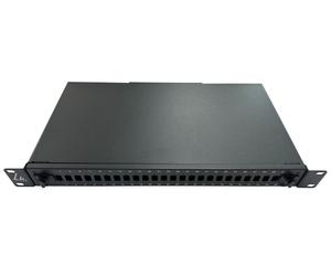 Lanview LVO231544 24-Port 1U SC/LC Fibre Patch Panel, Black, Steel