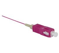 Lanview LVO231805 Fibre Optic Cable 2m SC OM4 Magenta PVC