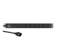 Lanview 19" Rack Mount Power Strip 2m 13A with Surge Protection - 8 x C13 Outlets