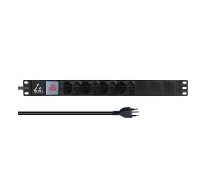 Lanview LVR-2MCH-SW-CH8 19'' rack mount power strip.