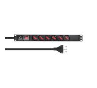 Lanview LVR-2MIT-SW-IT6 1U 19 " 6 port Type F/J.