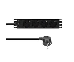 Lanview LVR-2MSCH-LIC-SCH4 10 4-way Schuko outlets