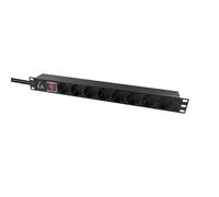 Lanview LVR-2MSCH-SCH-C13-8 19'' rack mount power strip.