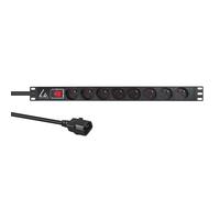 Lanview LVR-2MSCH-SW-C13-8 19'' rack mount power strip.