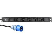 Lanview LVR-3MIEC-AMP-10C13 19'' rack mount power strip.