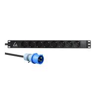 Lanview LVR-3MIEC-LIC-SCH8 19'' rack mount power strip.