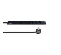 Lanview LVR-3MSCH-LIC-SCH8 19'' rack mount power strip.