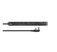 Lanview LVR-3MUK-SPD-UK8 power distribution unit (PDU) 8 AC outlet(s)