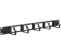 Lanview RAO110BL 1U 19" CABLE ORGANIZER PANEL