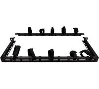 Lanview RAO220BL Cable Management Panel, 19" 0.5U Rack Accessory Black