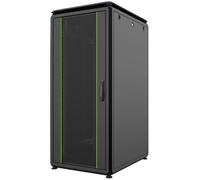 Logon Freestanding Rack RDL26U88BL 26U 600 kg Steel Glass Black