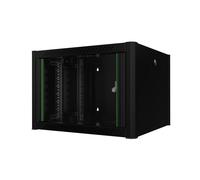 Lanview RWP07U56BL rack cabinet 7U Wall mounted rack Black