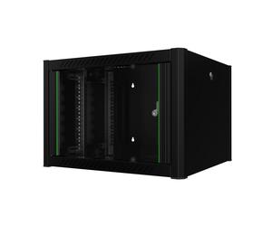 Lanview RWP07U56BL rack cabinet 7U Wall mounted rack Black