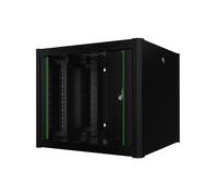 Lanview RWP09U56BL rack cabinet 9U Wall mounted rack Black