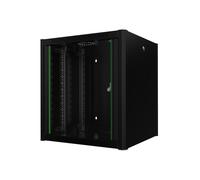 Lanview RWP12U56BL rack cabinet 12U Wall mounted rack Black