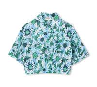 Lanvin - Blouse Collar Shirt - Green Blue - Girl - 8 Years
