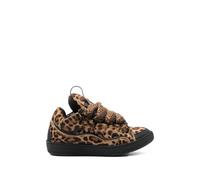 Lanvin Curb animal-print lace-up sneakers - Neutrals 37-38-39-40-41-42