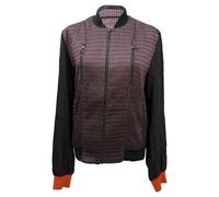 Lanvin Preloved Patterned Zipped Bomber Jacket In Multicolor Polyester Multi