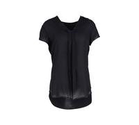 Lanvin Preloved V-Neck Blouse In Black Synthetic Black