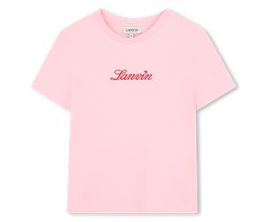 Lanvin - Short-sleeved T-shirt - Pale Aprikot - Girl - 8 Years