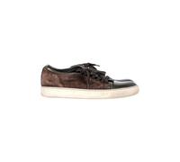 Lanvin Women's Preloved Classic Tennis Sneakers in Brown Suede | Size: 6