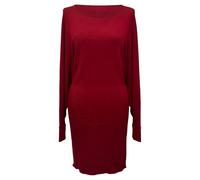Lanvin Women's Preloved Long Sleeve Mini Dress in Burgundy Viscose | Size: 38