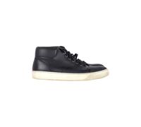 Lanvin Women's Preloved Mid-Top Sneakers in Black Leather | Size: 6