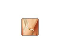 LANWLOSI Baroque Pearl Bracelet for Women Adjustable Boho Irregular Pearls Bracelet Trendy Gold and Pearl Brace-let Chunky Gold Heart Coin Toggle Clasp Charm Brace-let Statement Pearls Jewelry