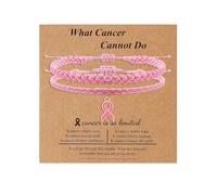 LANWLOSI Breast Cancer Bracelets for Women Breast Cancer Awareness Bracelets Breast Cancer Bracelets Bulk Breast Cancer Awareness Accessories Gifts Cancer Survivor Gifts for Women, Large, Metal
