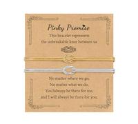 LANWLOSI Matching Bracelets for Couples Trendy Gold Silver Love Knot Bracelets Matching Couple Brace-lets for Boyfriend and Girlfriend Birthday Christmas Valentines Day Jewelry Gifts, L, Zinc, no